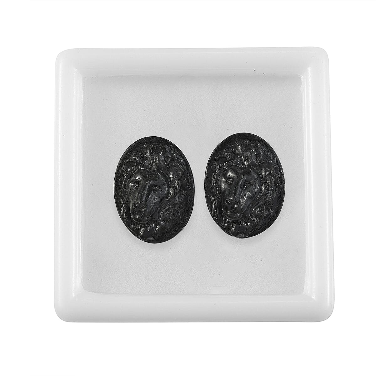 Constituted Silver Shungite Set of 2 (Fancy Free Size) 68.37 ctw image number 3