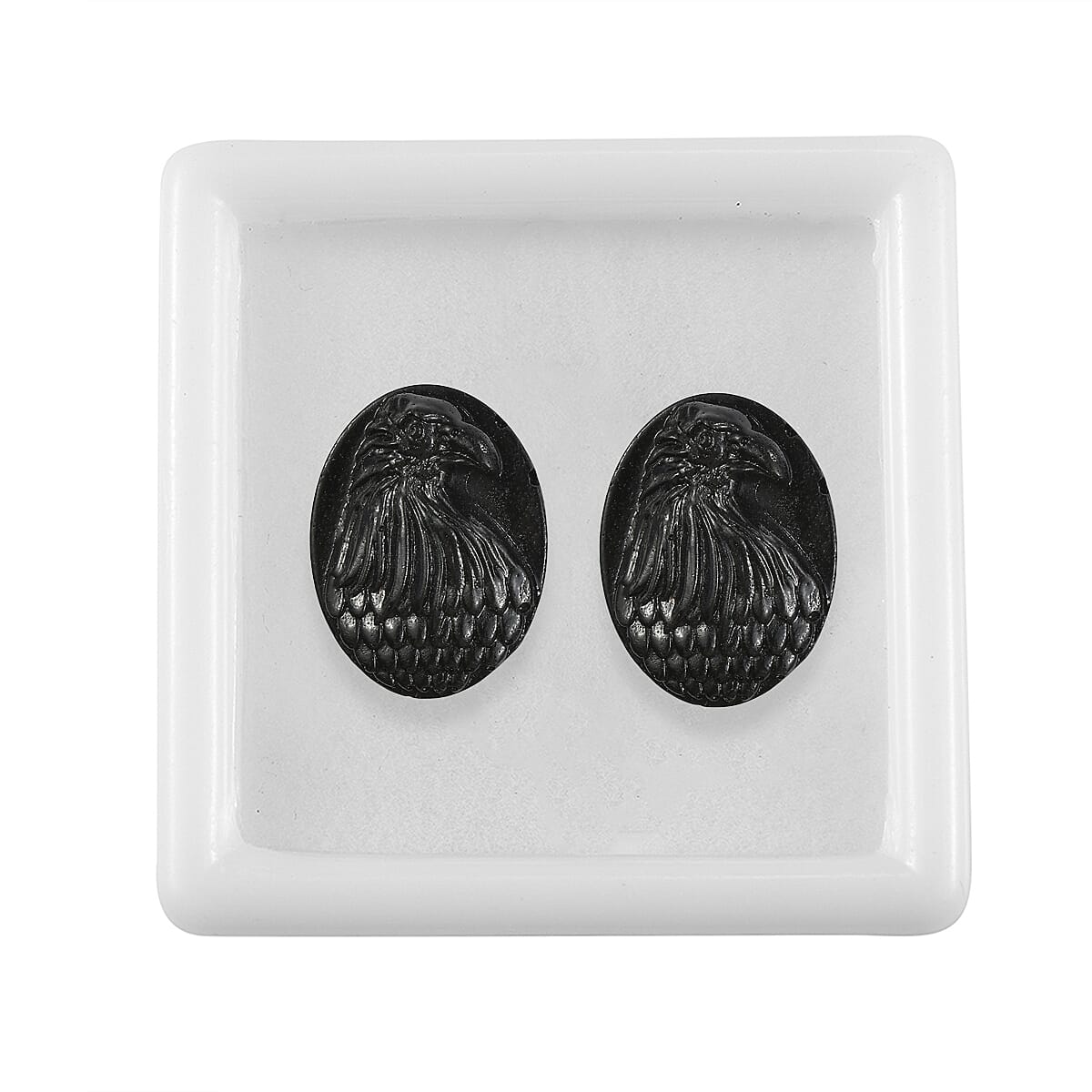 Constituted Silver Shungite Set of 2 (Fancy Free Size) 61.98 ctw image number 3