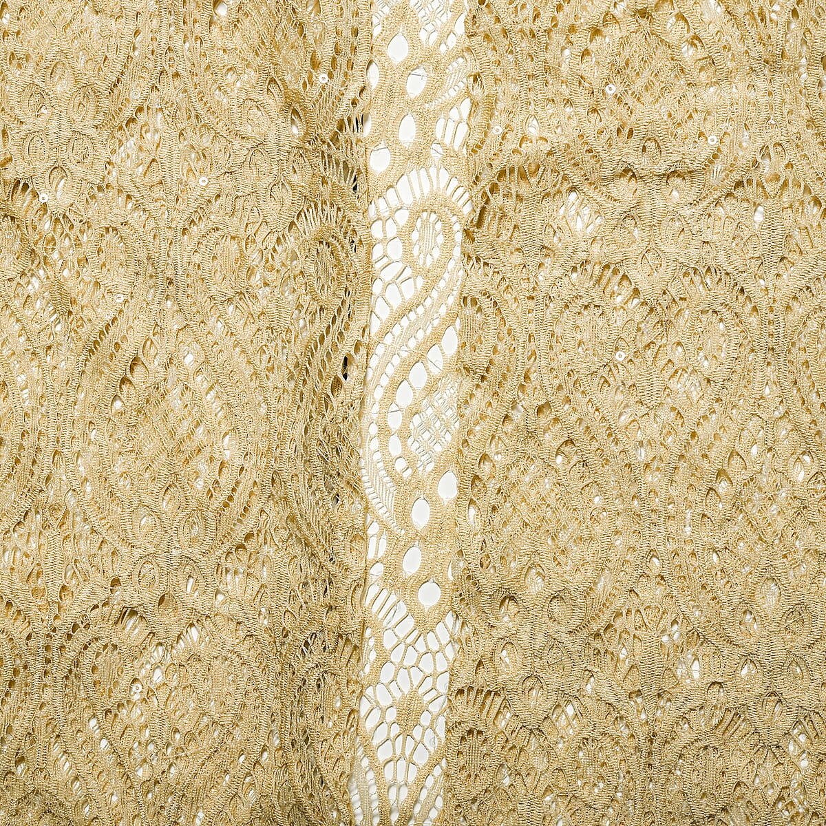 Brittany Black Champagne Lace Cardigan - L image number 3