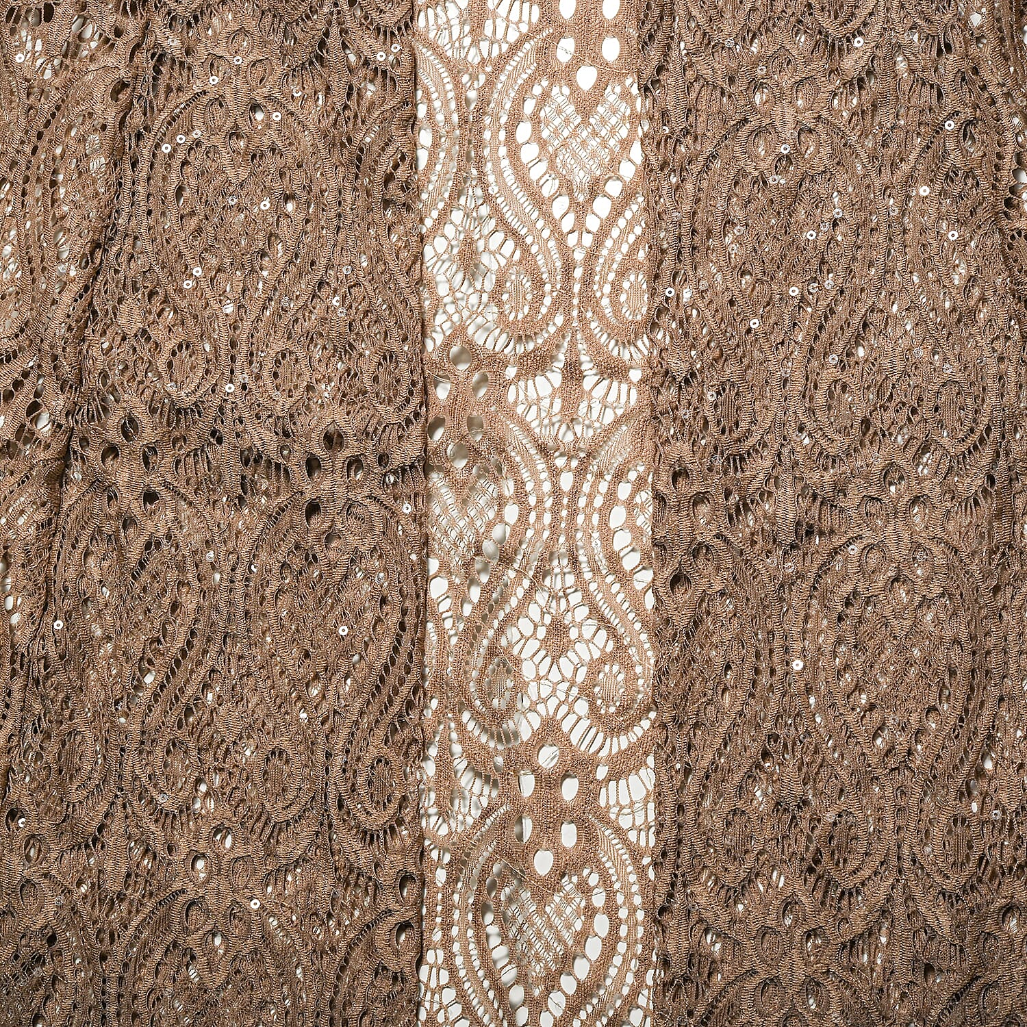 Brittany Black Mocha Lace Cardigan - L