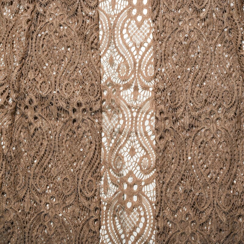 Brittany Black Mocha Lace Cardigan - L