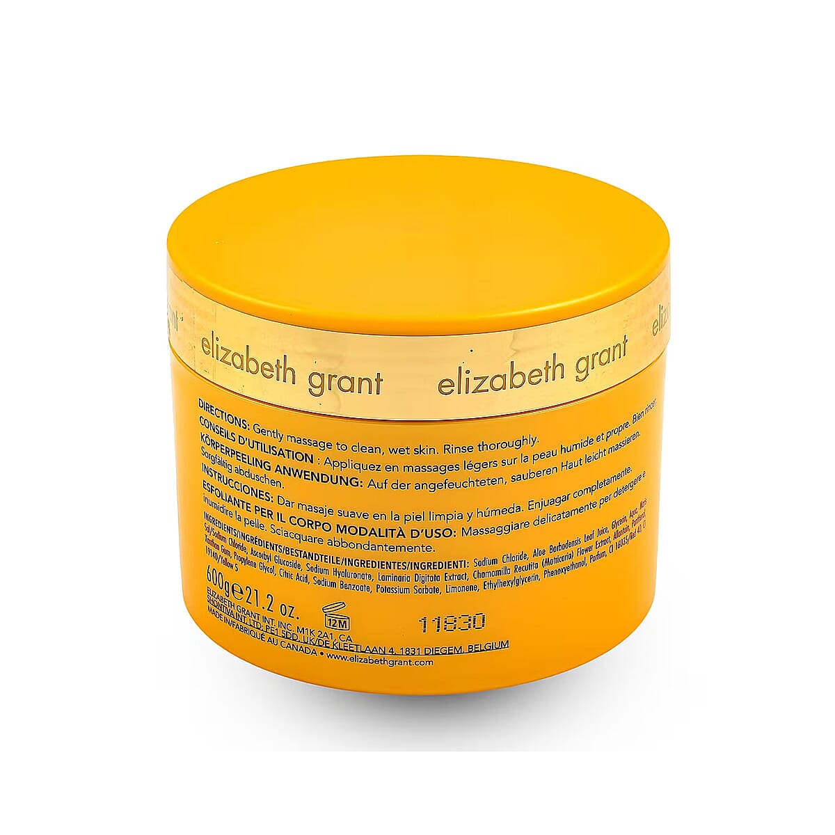 Elizabeth Grant Vitamin C Hydra-Moist with Torricelumn Salt Body Scrub (21.2oz) image number 5
