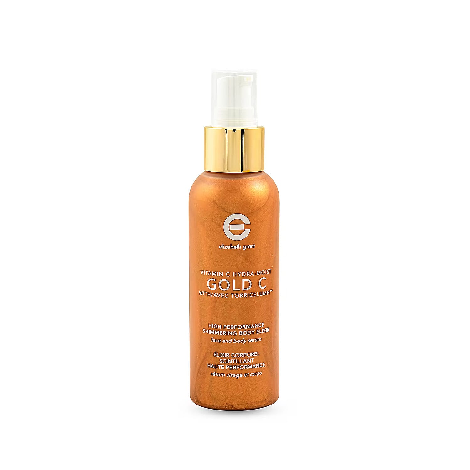 Elizabeth Grant Vitamin C Hydra-Moist Gold C with Torricelumn Shimmering Body Elixir (4.1oz)