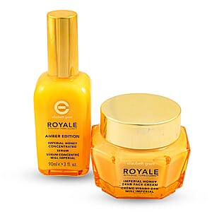 Elizabeth Grant Royale Imperial Honey 24HR Face Cream (3.4oz) & Serum (3oz)