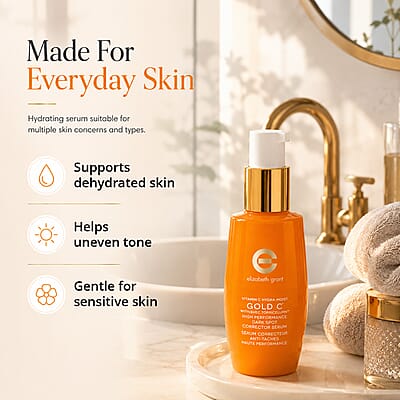Elizabeth Grant Vitamin C Hydra-Moist Gold C High Performance Dark Spot Corrector Serum (2x 2oz)