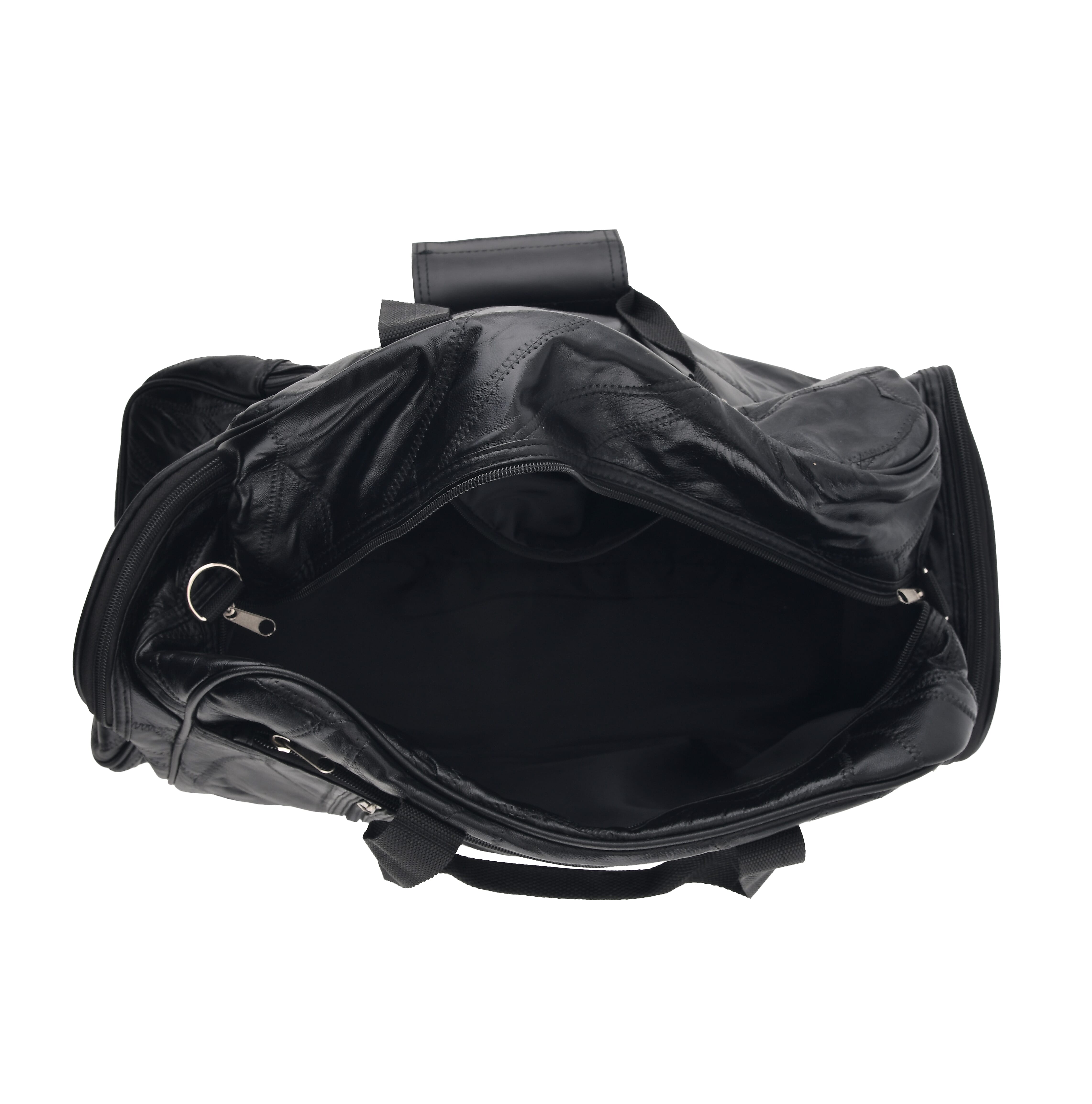 La Marey Black Genuine Leather Crossbody Bag
