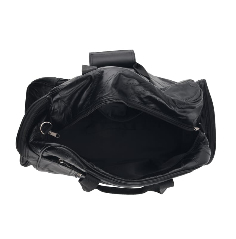 La Marey Black Genuine Leather Crossbody Bag