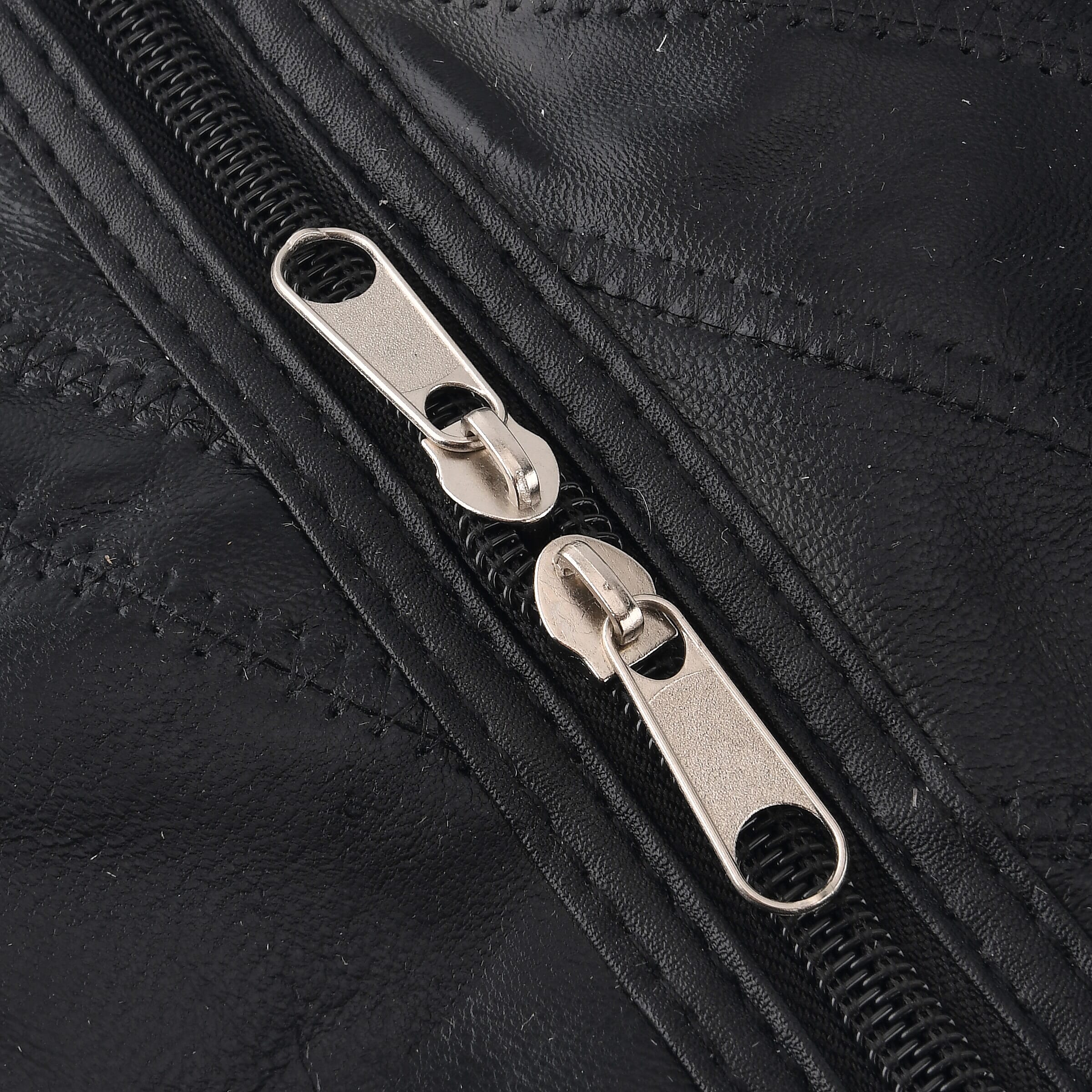 La Marey Black Genuine Leather Crossbody Bag