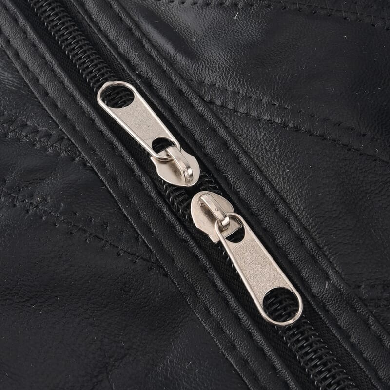 La Marey Black Genuine Leather Crossbody Bag