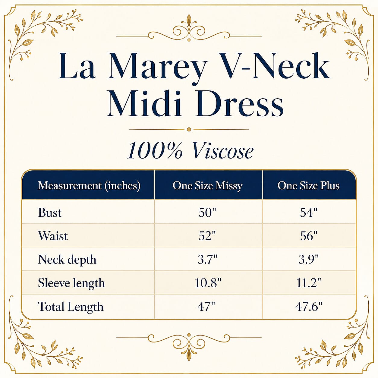 La Marey Black Multi Color Print V-Neck Long Dress- One Size Missy