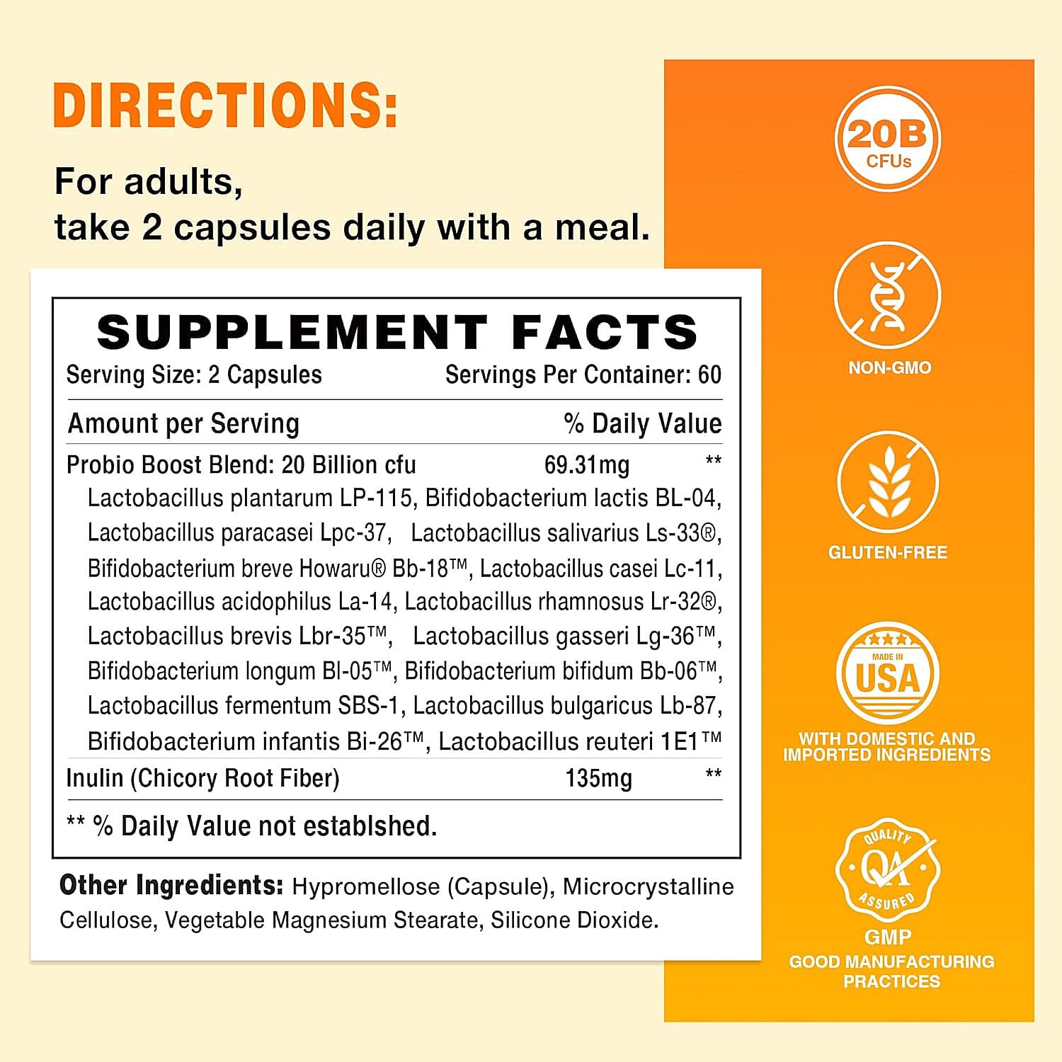 Vitamin World Probiotic 16 120 capsules