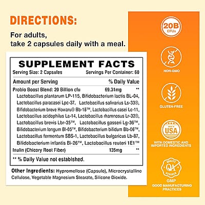 Vitamin World Probiotic 16 120 capsules
