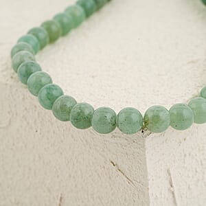 GCS Assorted Round Green Aventurine Beaded Strand (16 Inches) 186.10 ctw