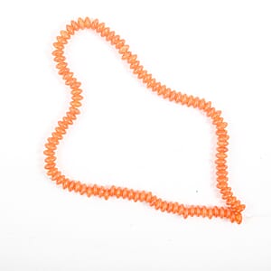 GCS 8mm Rondell Red Aventurine Beaded Strand (16 Inches) 174.00 ctw