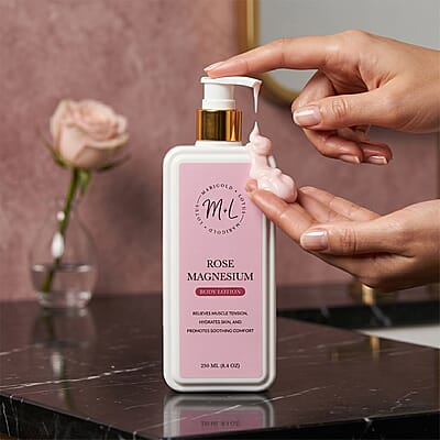 Marigold & Lotus Magnesium lotion - ROSE fragrance