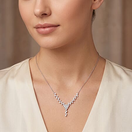 Rhodium Over Sterling Silver - Product card gallery slide 2 (10209786954041)