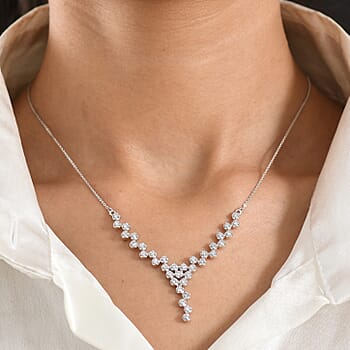 Rhodium Over Sterling Silver - Product card gallery slide 3 (10209786954041)