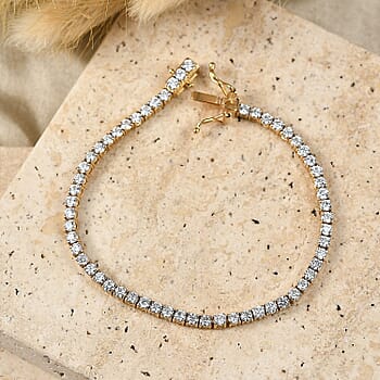 Yellow Gold Over Sterling Silver / 6.5 Inches - Product card gallery slide 2 (10184700985657)