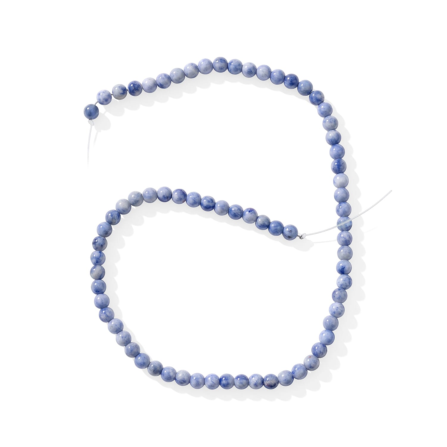 GCS Sodalite Round 6-6.5mm Beaded Strand 15.5-16 in Length 112.10 ctw