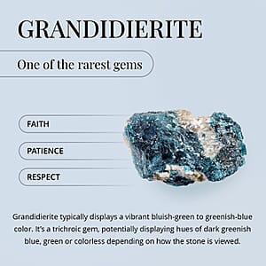 Certified and Appraised AAAA Grandidierite (Ovl Free Size) 0.20 ctw