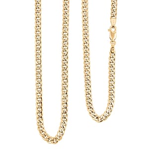 3.5 Miami Cuban Chain Necklace in 10K Yellow Gold (24 Inches) 7.6 Grams