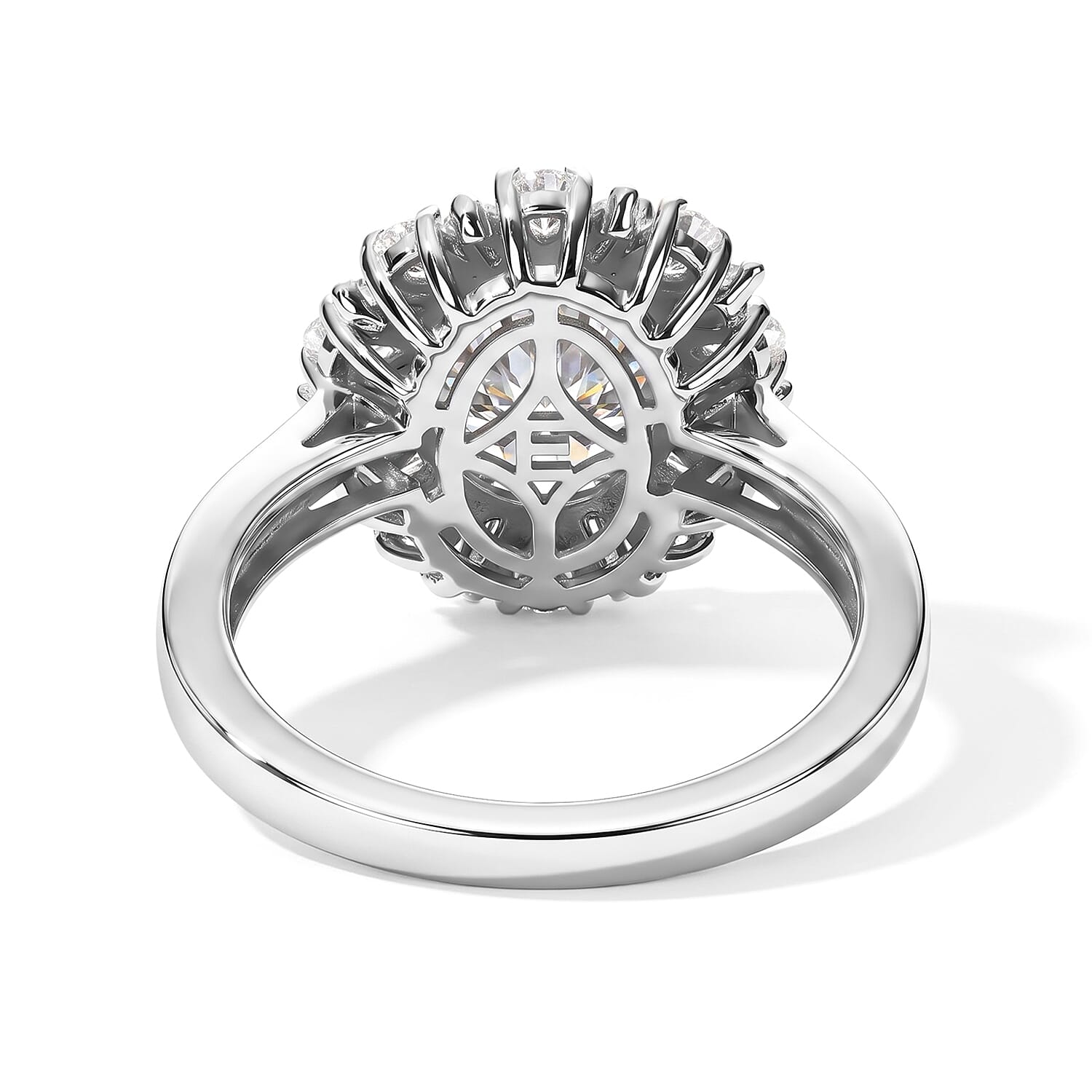 EverTrue Moissanite 3.00 ctw Ring in Platinum Bond (Size 5.0)