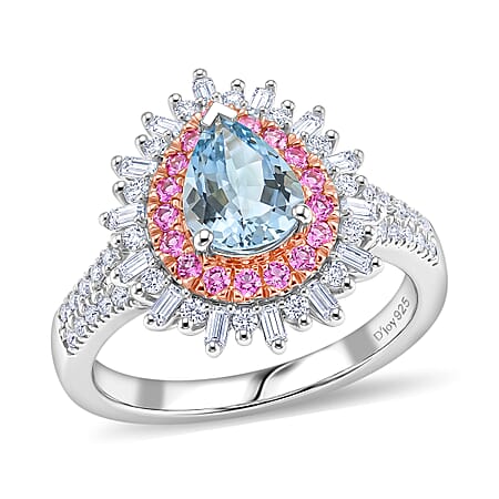 Multi Color / Sterling Silver / Aquamarine / 10 - Product card gallery slide 1 (10184698069305)