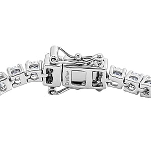 EverTrue Moissanite 4.80 ctw Tennis Bracelet in Platinum Bond (6.50 In)