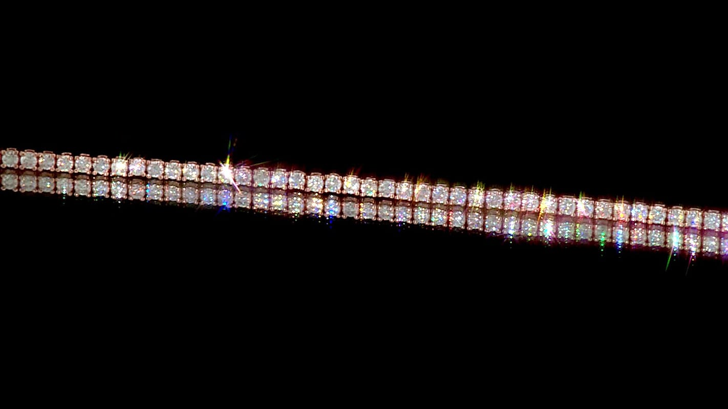 EverTrue Moissanite Bracelet in Platinum Bond (7.25 In) 5.30 ctw