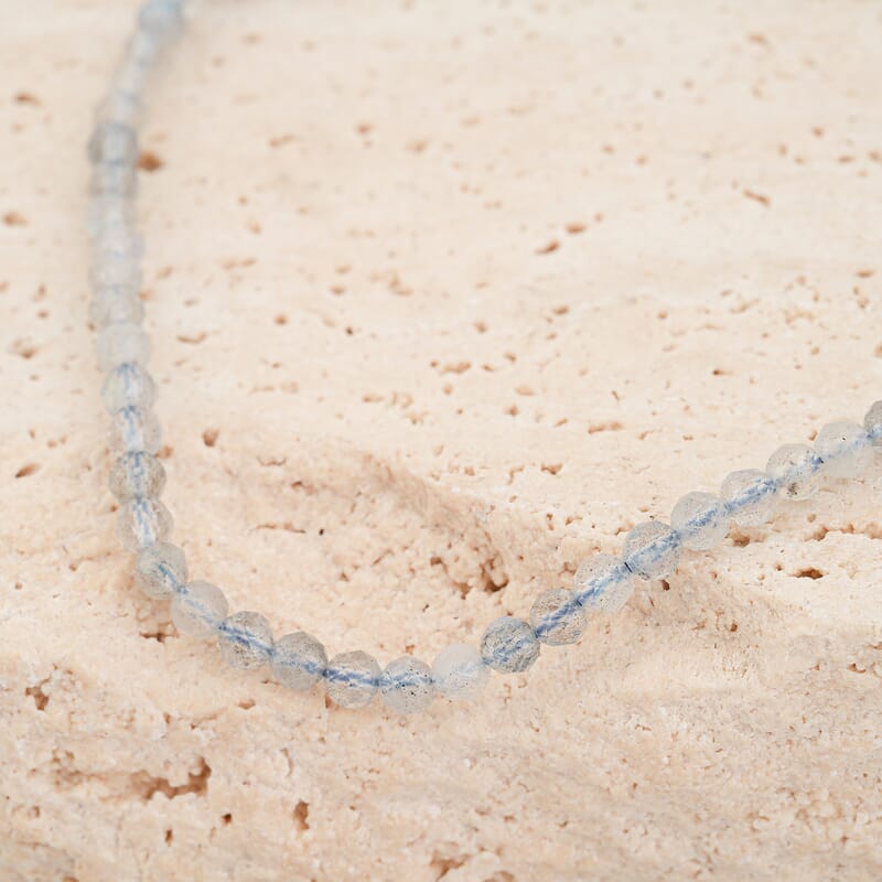 GCS Round Labradorite Beaded Strand (15.5 Inches) 31.30 ctw