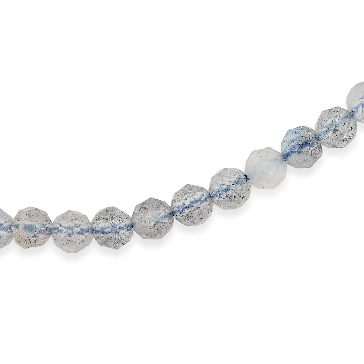 GCS Round Labradorite Beaded Strand (15.5 Inches) 31.30 ctw
