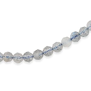 GCS Round Labradorite Beaded Strand (15.5 Inches) 31.30 ctw