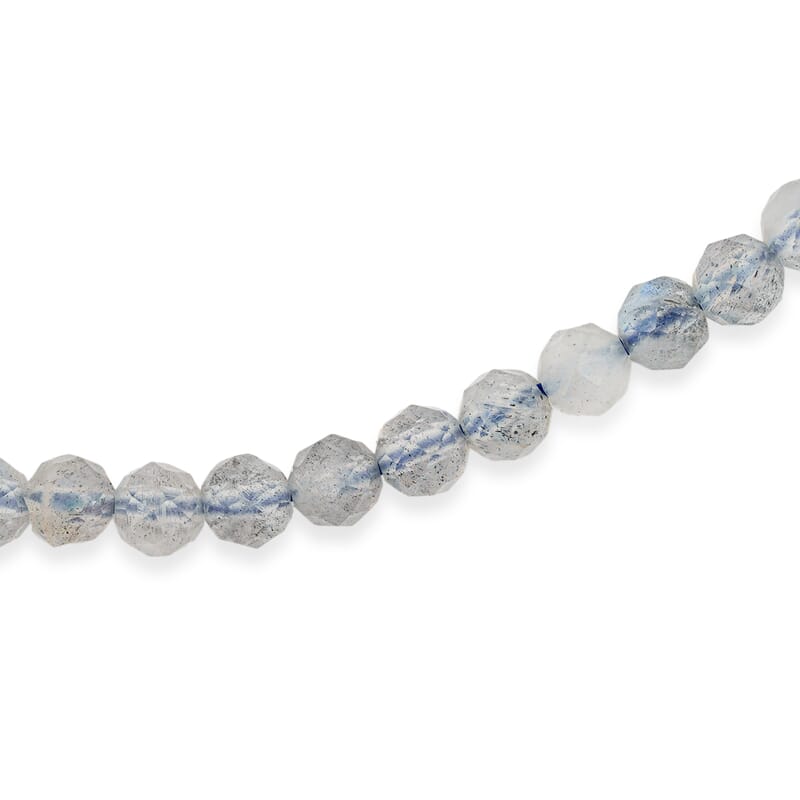 GCS Round Labradorite Beaded Strand (15.5 Inches) 31.30 ctw