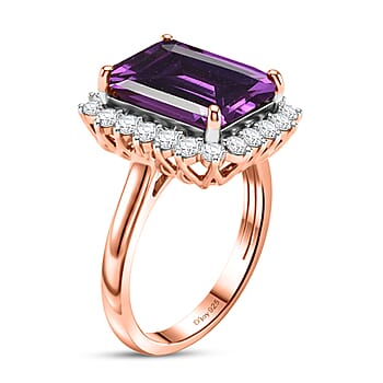 Lab Grown Color Change Sapphire / Rose Gold Over Sterling Silver / 4 - Product card gallery slide 4 (10205770940729)