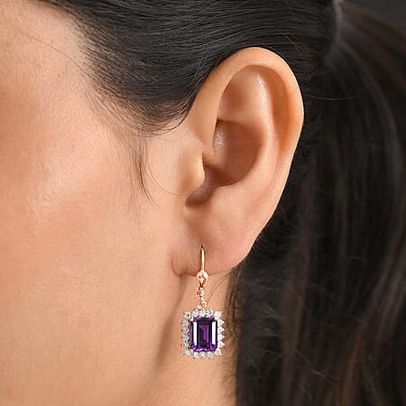 Lab Grown Color Change Sapphire / Rose Gold Over Sterling Silver - Product card gallery slide 3 (10205771202873)