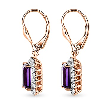 Lab Grown Color Change Sapphire / Rose Gold Over Sterling Silver - Product card gallery slide 4 (10205771202873)