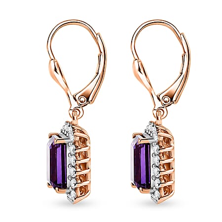 Lab Grown Color Change Sapphire / Rose Gold Over Sterling Silver - Product card gallery slide 4 (10205771202873)