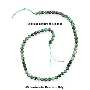 GCS Ruby Zoisite Beaded Strand (15.5 Inches) 147.00 ctw