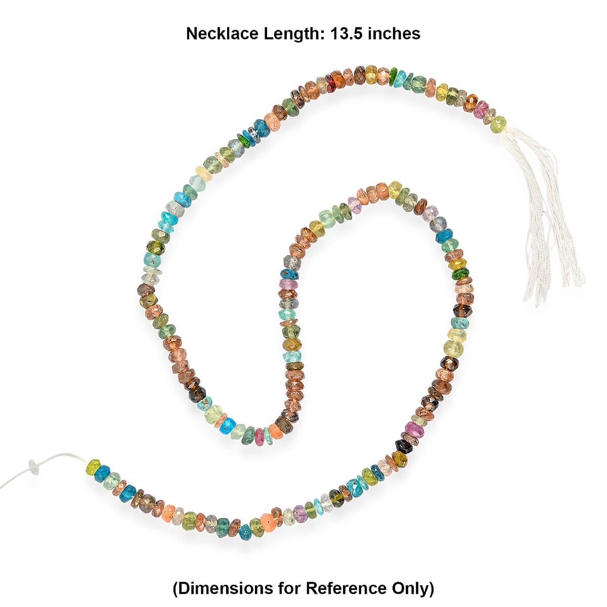 GCS Multi Gemstone Beaded Strand (13.5 Inches) 52.50 ctw image number 3