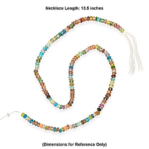 GCS Multi Gemstone Beaded Strand (13.5 Inches) 52.50 ctw