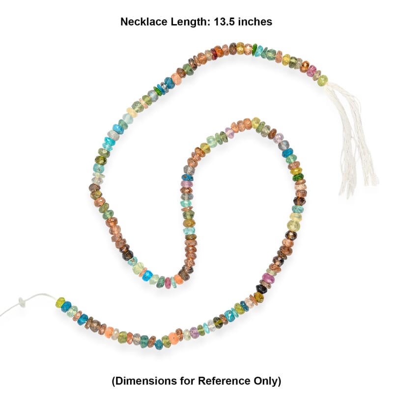 GCS Multi Gemstone Beaded Strand (13.5 Inches) 52.50 ctw