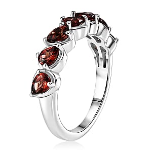 EverTrue Raspberry Zircon 1.75 ctw Band Ring in Platinum Bond (Size  9.0)