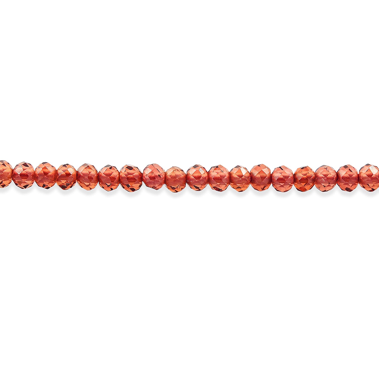 GCS Mozambique Garnet Beaded Strand (12.50 Inches) 11.75 ctw