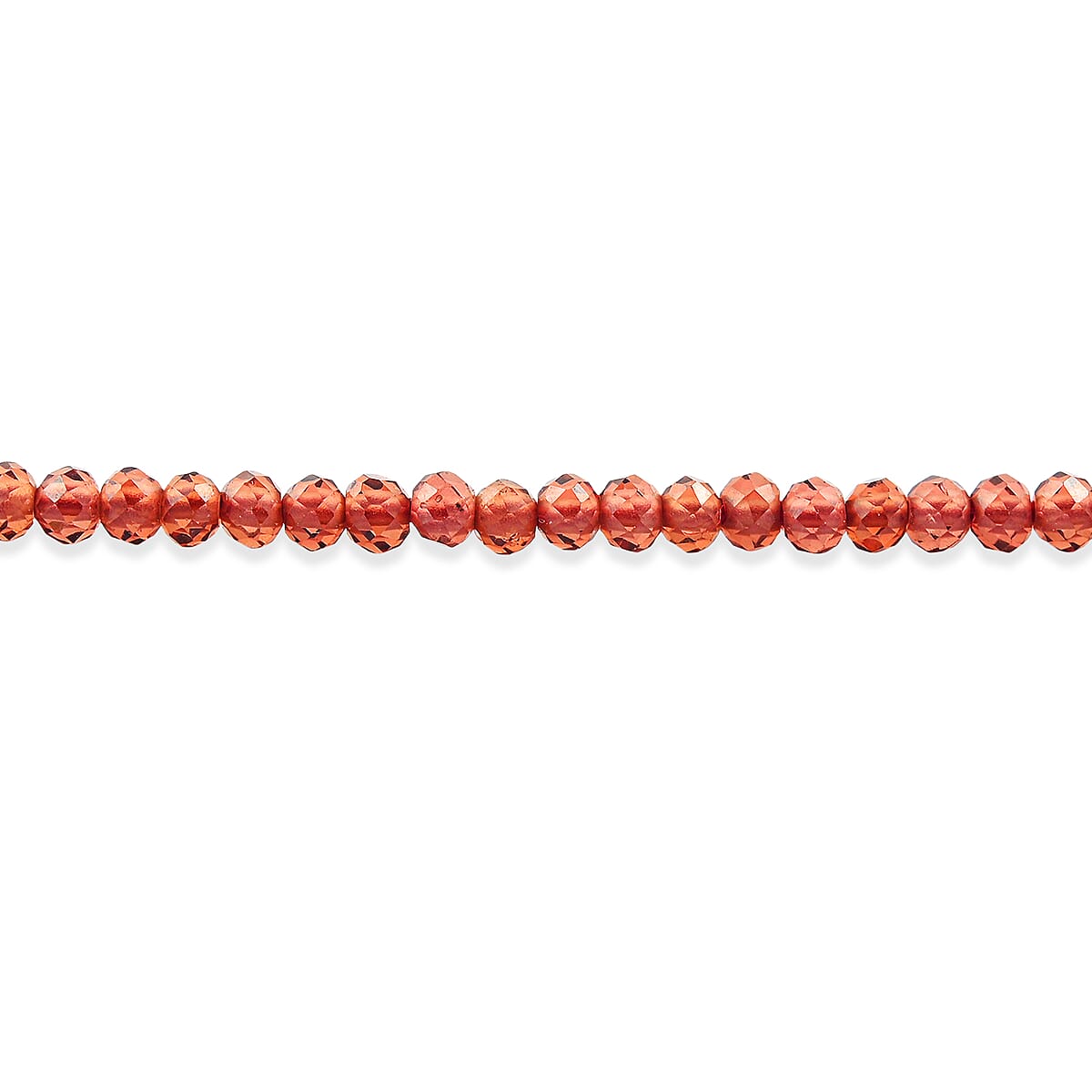 GCS Mozambique Garnet Beaded Strand (12.50 Inches) 11.75 ctw image number 3