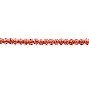 GCS Mozambique Garnet Beaded Strand (12.50 Inches) 11.75 ctw