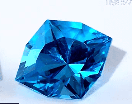 Gem Hunter Collection AAAA Swiss Blue Topaz (Mrq 18x15mm) Fancy Cut 12.00 ctw