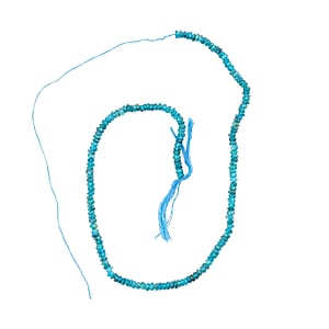 GCS Round Neon Apatite Beaded Strand (13.75 Inches) 46.50 ctw