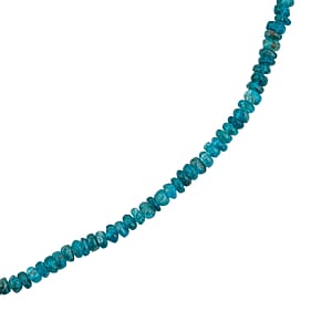 GCS Round Neon Apatite Beaded Strand (13.75 Inches) 46.50 ctw
