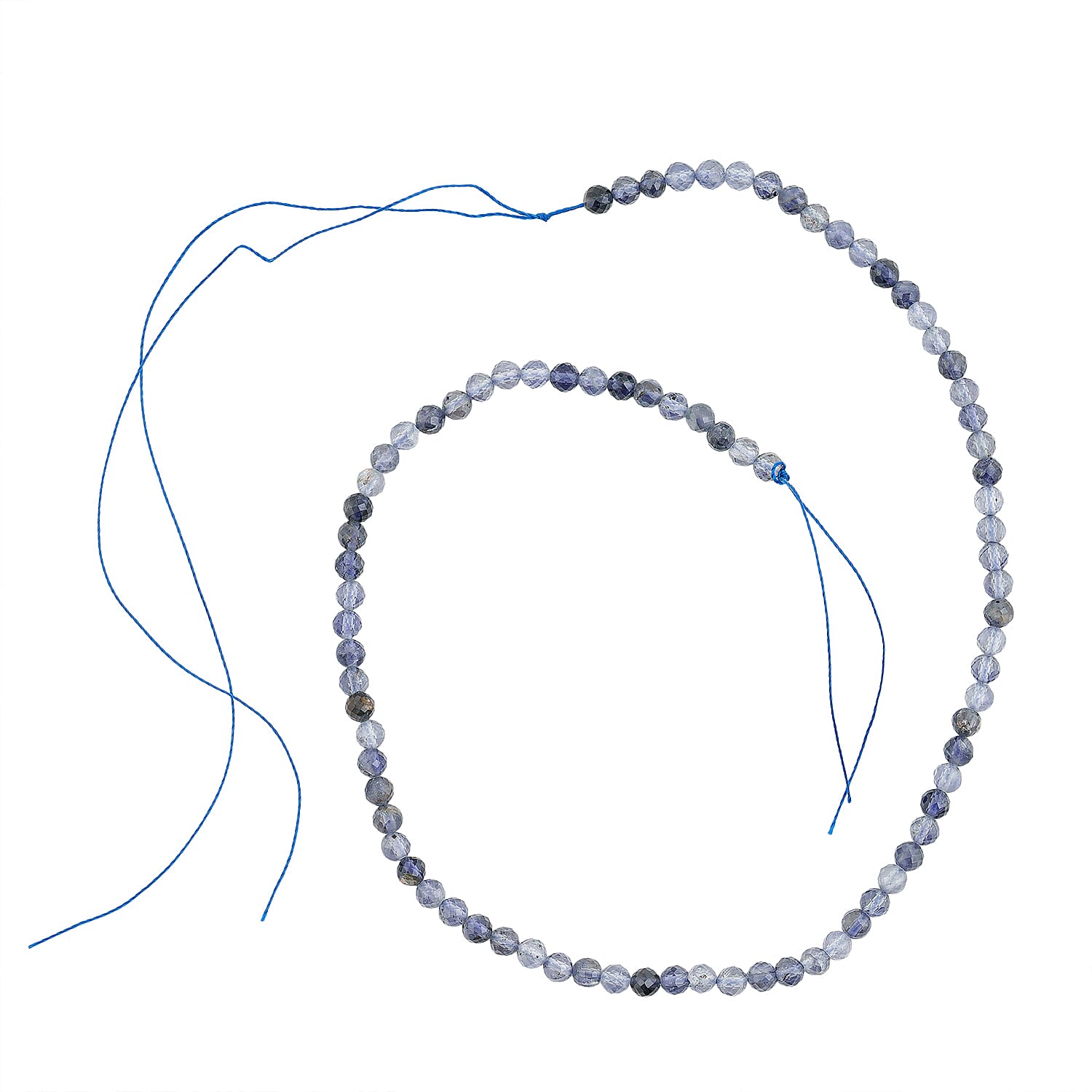 GCS Catalina Iolite Beaded Strand (15.5 Inches) 60.20 ctw