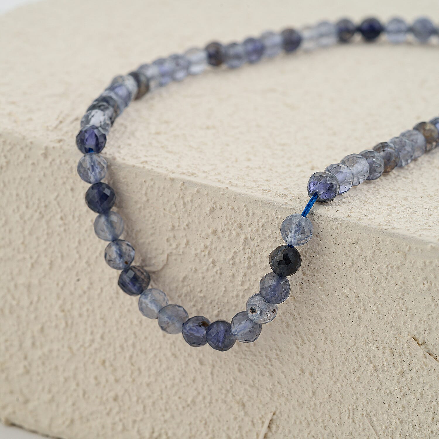 GCS Catalina Iolite Beaded Strand (15.5 Inches) 60.20 ctw